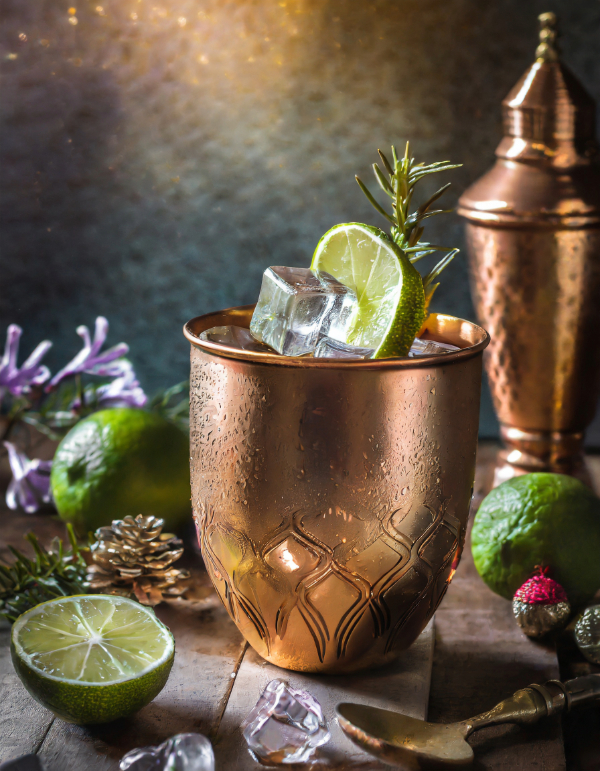 En lækker Moscow Mule drink