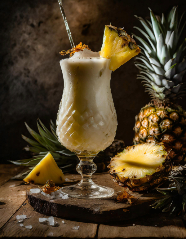 En lækker Pina Colada drink